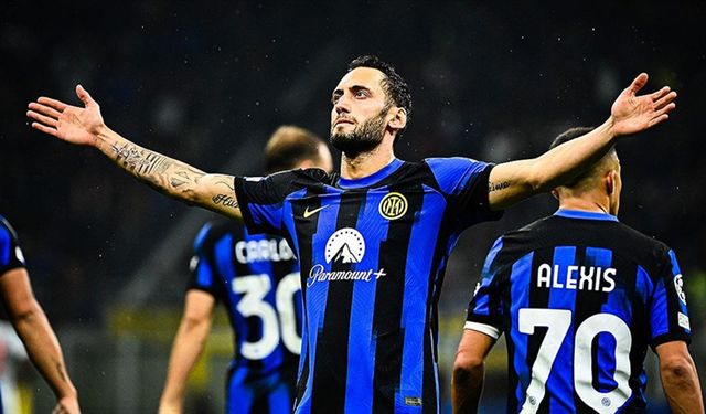 Video! Inter Arsenal geniş maç özeti! Hakan Çalhanoğlu Inter'i uçurdu