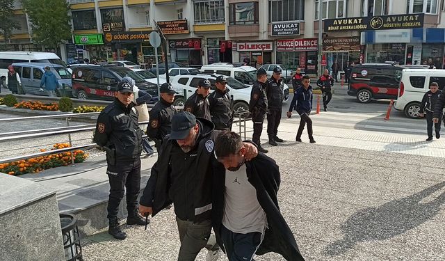 Çorum'da akrabasını öldüren katil zanlısı adliyeye sevk edildi