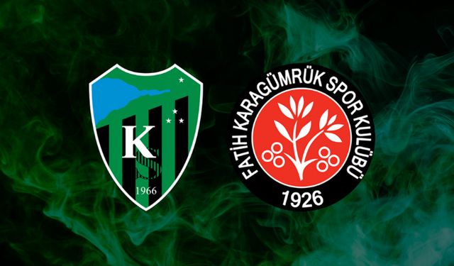 Kocaelispor - Fatih Karagümrük canlı izle! Şifresiz Kocaelispor - Fatih Karagümrük maç linki