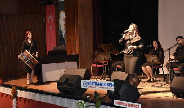 Çorum’da Öğretmenler Korosu’ndan unutulmaz konser