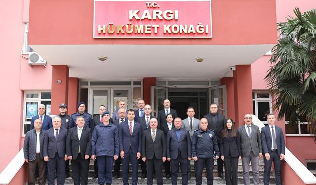 Vali Ali Çalgan’dan, Kargı’da bir dizi ziyaret