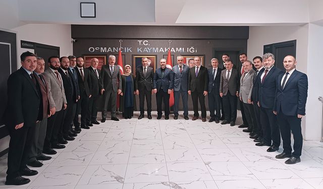 Çorum İl Müftüsü ve İlçe Müftüleri Osmancık’ta toplandı