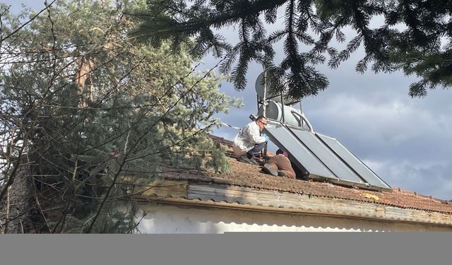 Bolu'da yaşlı adam, devrilen ağacı kesmek için çıktığı evinin çatısında ölü bulundu