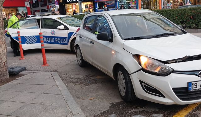 Çorum Gazi Caddesi'nde trafik kazası: 1 yaralı!