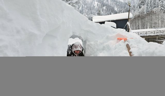 Doğu Karadeniz'de kar ve soğuk hava etkili oluyor