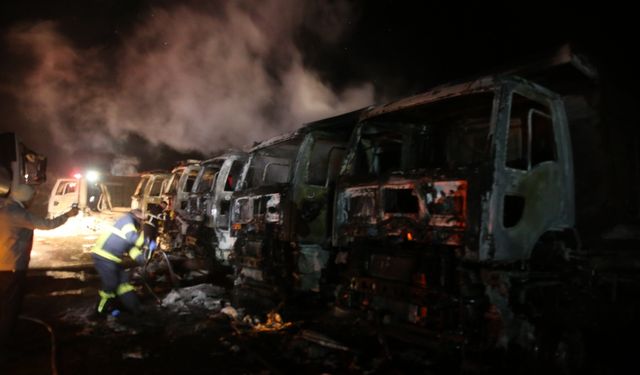 GÜNCELLEME 2 - Tokat'ta taş ocağında çıkan yangın söndürüldü