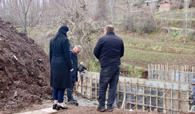 Hamamözü Kaymakamı Erdoğan, kamu yatırımlarını yerinde inceledi