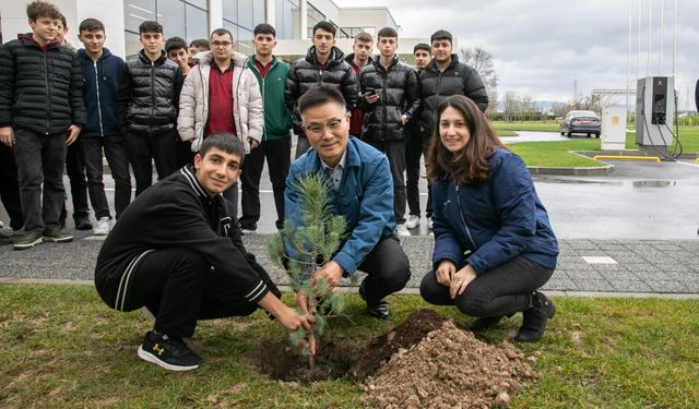 Hyundai Assan, "IONIQ Ormanı" projesi kapsamında Kocaeli'nde 10 bin fidan dikti