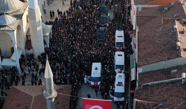 Isparta'da helikopter kazasında şehit olan Teğmen Dağlı, Samsun'da son yolculuğuna uğurlandı