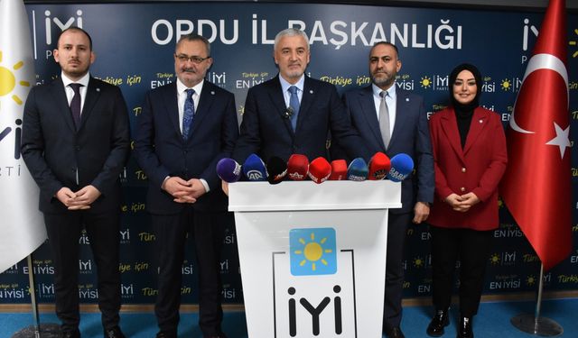 İYİ Parti Genel Başkan Yardımcısı Yılmaz, Ordu'da konuştu: