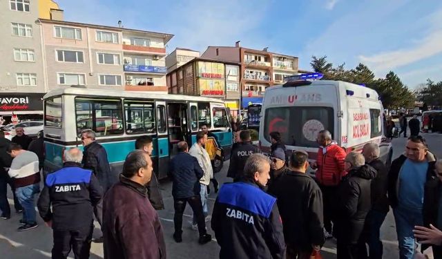 Karabük'te minibüsün çarptığı yaya yaralandı