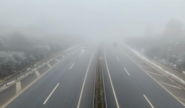 Kastamonu'da sis etkili oluyor