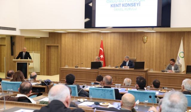 Ordu Kent Konseyi Olağan Genel Kurulu Toplantısı yapıldı