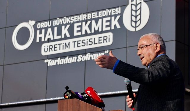 Ordu'da Halk Ekmek Fabrikası üretime başladı