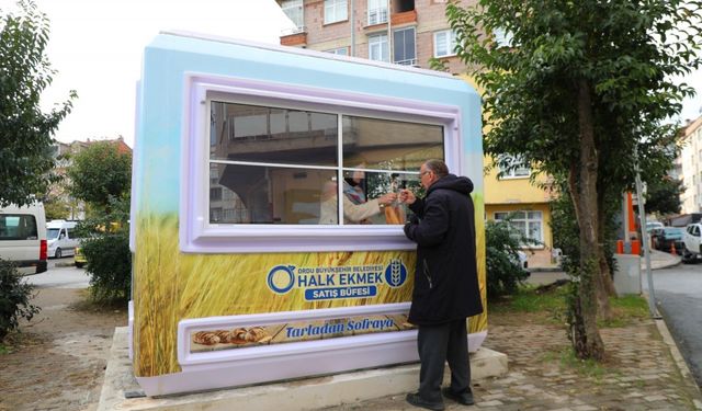 Ordu'da Halk Ekmek satışına başlandı