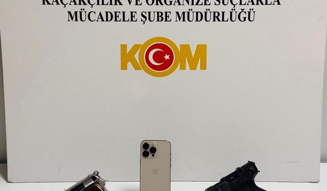 Samsun'da kaçak silah operasyonunda 1 kişi yakalandı