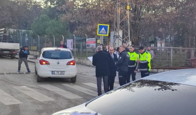 Samsun'da otomobille çarpışan motosikletin sürücüsü öldü