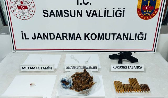 Samsun'da uyuşturucu operasyonunda 1 zanlı yakalandı