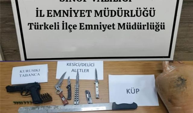 Türkeli'de uyuşturucu operasyonunda 2 kişi yakalandı