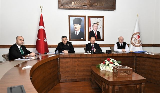 Vali Dallı, İçişleri Bakanı Yerlikaya başkanlığındaki video konferans toplantısına katıldı