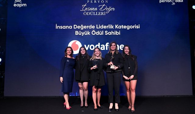 Vodafone'a PERYÖN'den büyük ödül