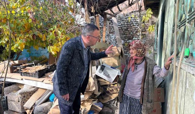 Ahmet Sivri, Pembegül teyzeyi ziyaret edip yardım sözü verdi