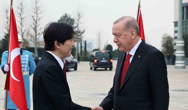 Cumhurbaşkanı Erdoğan, Japonya Veliaht Prensi Fumihito’yu kabul etti