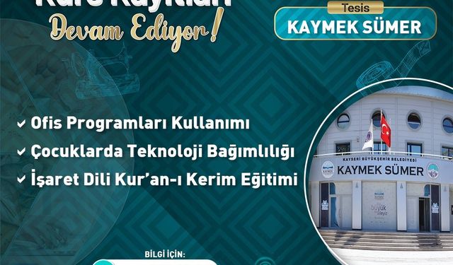 KAYMEK’ten güz dönemine özel kurs seçenekleri