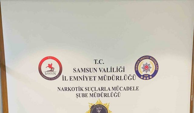 Samsun’da 2 bin 632 adet sentetik ecza ele geçirildi