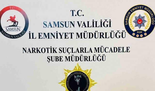 Samsun’da uyuşturucu operasyonuna 2 gözaltı