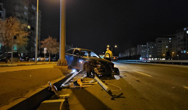 Çorum'da yürekler ağza geldi! Binevler Kavşağı'nda korkutan kaza