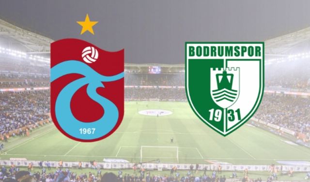 Video! Trabzonspor Bodrum maçı geniş özeti