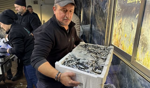 Artvin'de kilosu 30 liradan satılan hamsi talep gördü