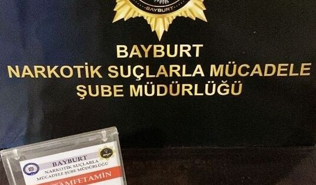 Bayburt'ta uyuşturucu madde ele geçirildi