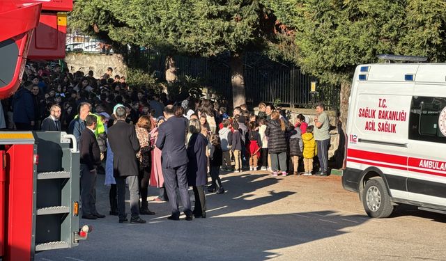 Samsun'da okul binasında çıkan yangın söndürüldü