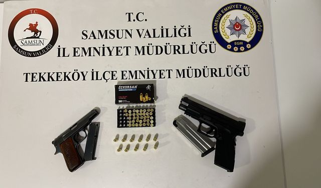 Samsun'da yılbaşı gecesi havaya ateş açan kişi yakalandı