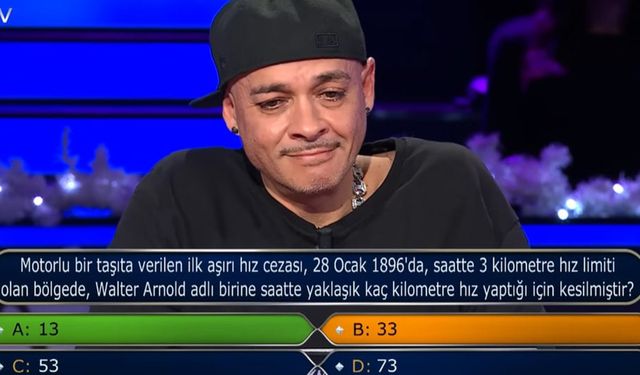 Ceza, kim milyoner olmak ister? Yarışmasında risk almadı, 500 bin TL’yi bağışladı!