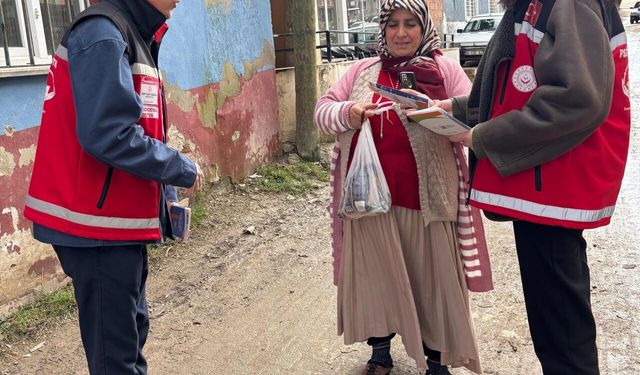 Boyabat'ta köylülere bağımlılıkla mücadele anlatıldı