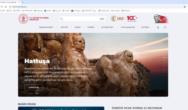 Hititlerin efsanevi başkenti Hattuşa, Kültür ve Turizm Bakanlığı’nın resmi sitesinde tanıtıldı!