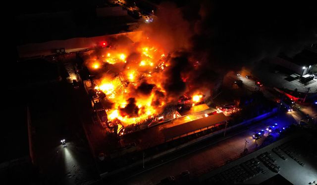 Çorum'daki fabrika yangını kontrol altına alındı