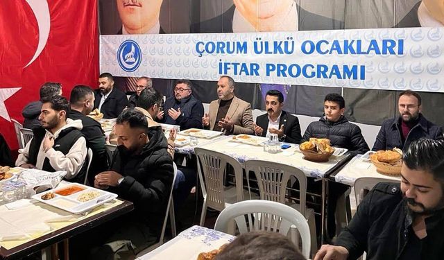 Çorum Ülkü Ocakları Ramazan’da gönüllere köprü oldu