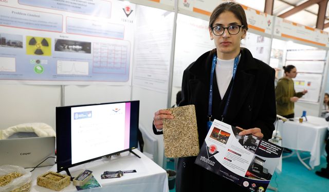 Çorumlu öğrenciler kenevir atığından "radyasyon geçirmeyen zırh" üretti