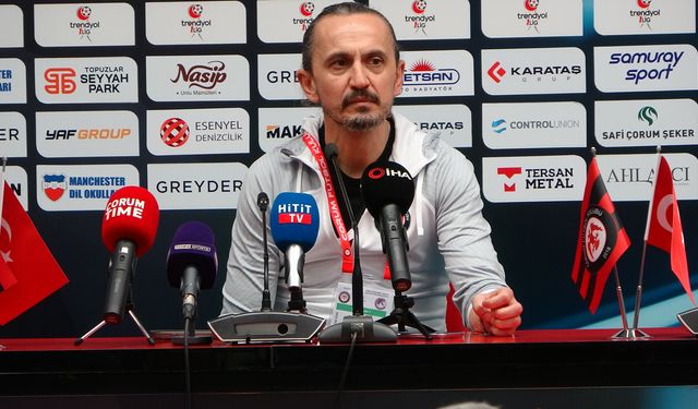 Çorum FK’de Tuncay Şanlı’dan galibiyet değerlendirmesi: “Bu mücadele sürecek”