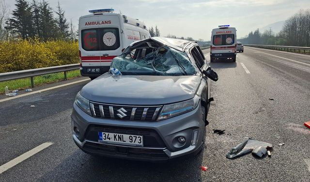 Bayram trafiğinde kaza: 6 yaralı