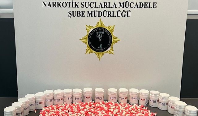 Bin 122 adet sentetik ecza ele geçirildi: 2 gözaltı