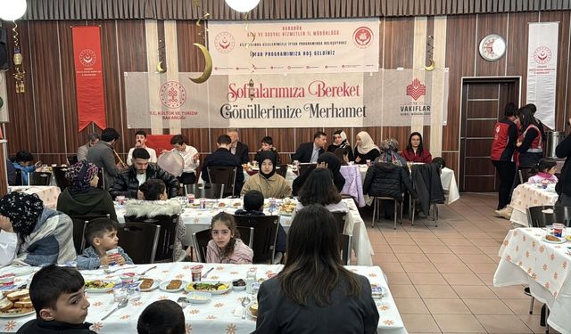 Karabük’te "Aile Yılı" kapsamında düzenlenen iftar programları başladı