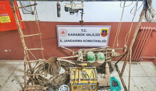 Karabük'te kaçak kazı yapan 7 zanlı tutuklandı
