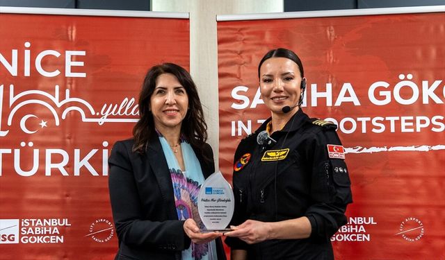 Sabiha Gökçen Havalimanı'nda kadınlara ilham veren 8 Mart kutlaması
