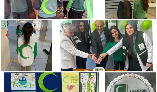 Trabzon'da Yeşilay Haftası çeşitli etkinliklerle kutlandı