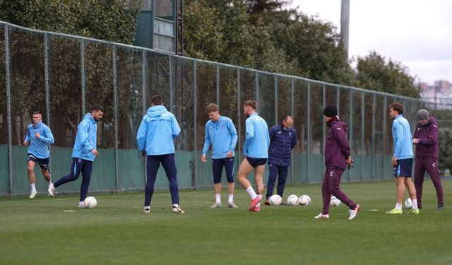 Trabzonspor, Hatayspor maçının hazırlıklarına başladı